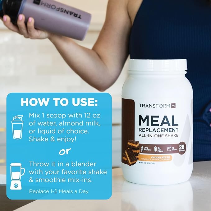 TransformHQ Meal Replacement Shake Powder 28