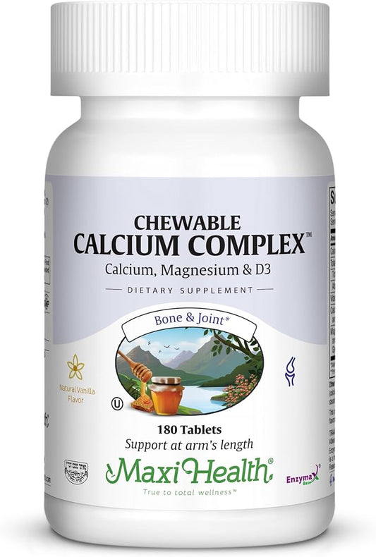 Maxi Health Chewable Calcium Complex 180 Chewies
