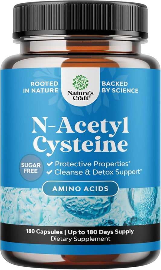 NAC Supplement N-Acetyl Cysteine 600mg 600 mg (180ct)