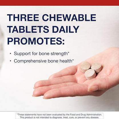 Metagenics Bone Builder Chewable – Enhanced Bone Support with Vitamin D & Magnesium* | 30 servings, 90 Count (Pack of 1)