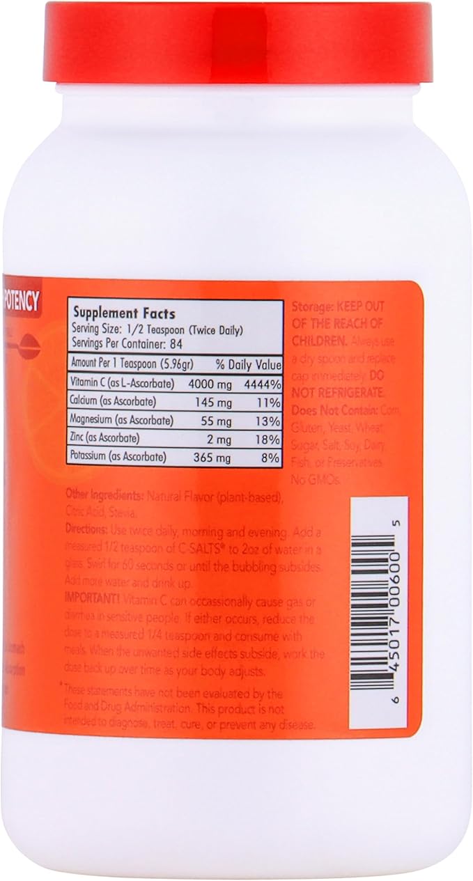 Buffered Vitamin C Powder Supplement 8oz