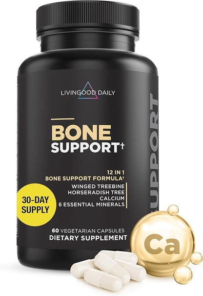Livingood Daily Calcium Supplement for Women (60 Vegetarian D3 & K2 -