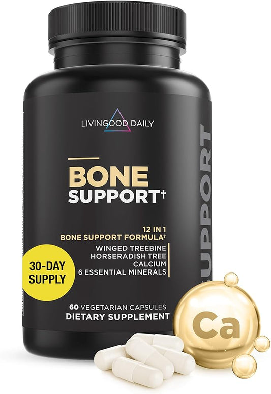 Livingood Daily Calcium Supplement for Women (60 Vegetarian D3 & K2 -
