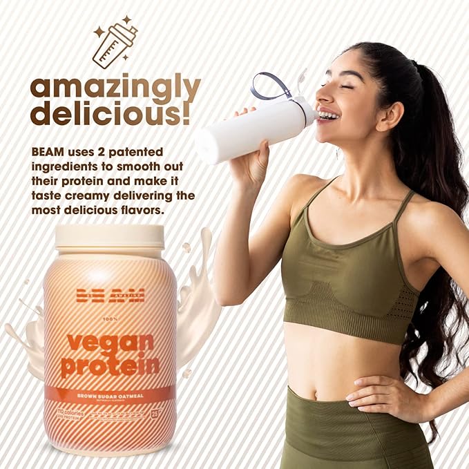 BEAM Be Amazing Vegan Protein Powder 20g Plant-Based 25 Servings
