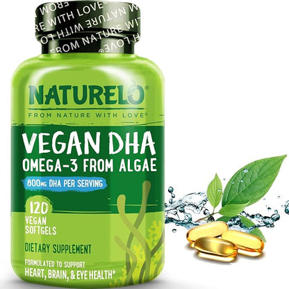 NATURELO Vegan DHA 3 Oil 120 Softgels