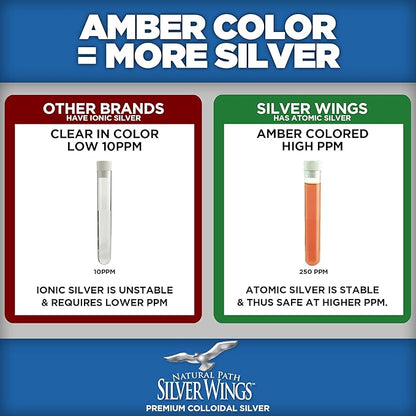 Natural Path Silver Wings Sinus Relief 250ppm - 1oz