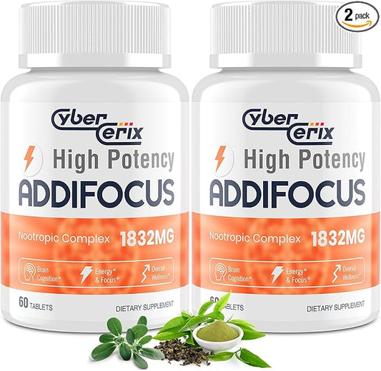 17-in-1 Brain Supplements for Memory and Focus - Nootropic Formula for Concentration, Clarity, Energy & Focus - Natural Caffeine Blend with Vitamins, Amino Acids & Herbal Extracts - 120 Tablets