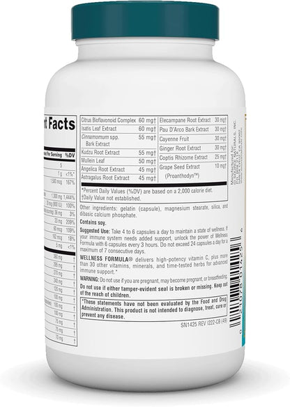 Source Naturals Wellness Formula Bio-Aligned Vitamins 120 Capsules