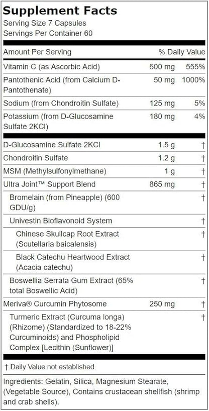 Lindberg Joint Support Supplement 420 Capsules
