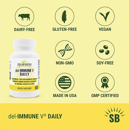 Del-Immune V Daily by Stellar Biotics, (60 Caps)