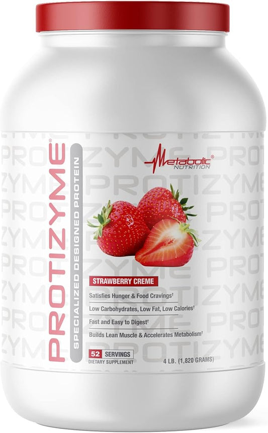 Metabolic Nutrition, Protizyme, 100% Whey Protein 24 Essential 4 Pound (52 ser)