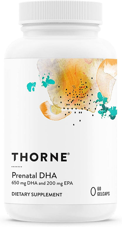 THORNE Prenatal DHA 650 mg 200 mg 60 Capsules