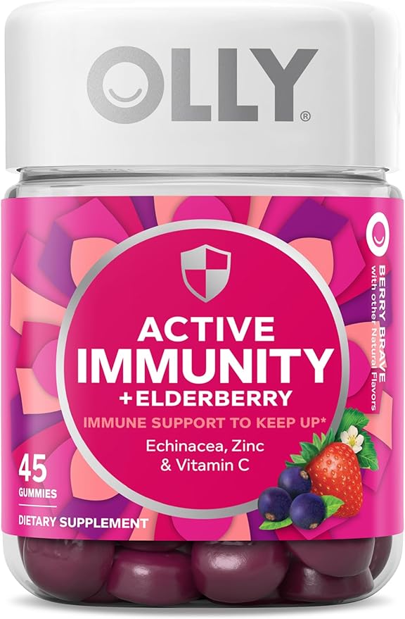 OLLY Fiber Gummy Rings 50ct & 45ct Berry
