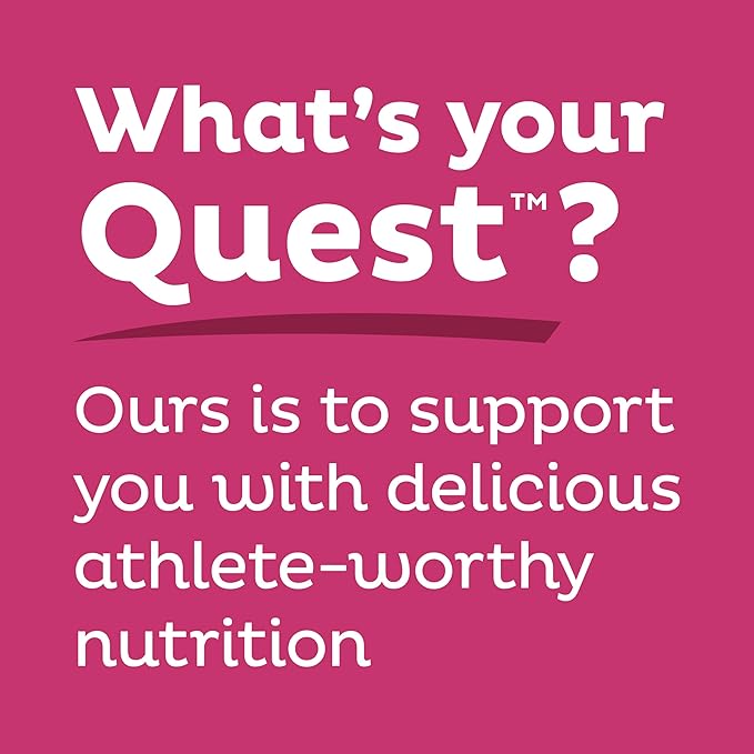 Quest Nutrition White Chocolate Raspberry Protein Bars, 20g Protein, 1g Sugar, 5g Net Carb, Gluten Free, Keto Friendly, 12 Count