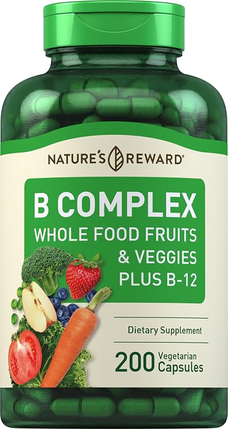 Piping Rock B Complex with Whole 200 Capsules B-12 |