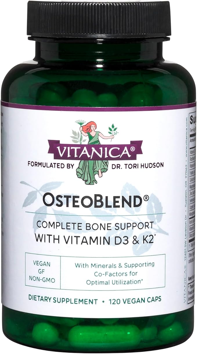 Vitanica, OsteoBlend, Bone Support, Vegan, 120