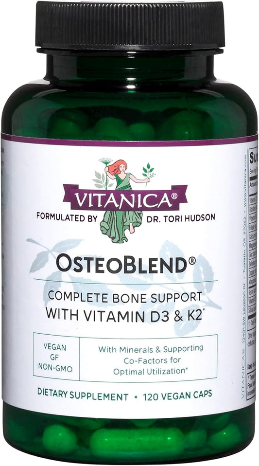 Vitanica, OsteoBlend, Bone Support, Vegan, 120