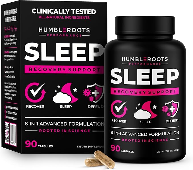 8-IN-1 All-Natural Sleep Aid Supplement D3