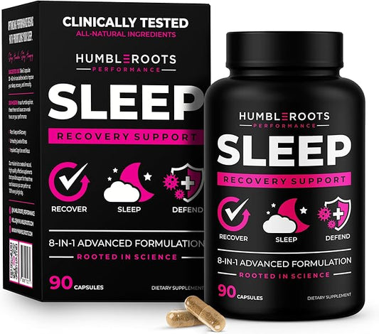 8-IN-1 All-Natural Sleep Aid Supplement D3