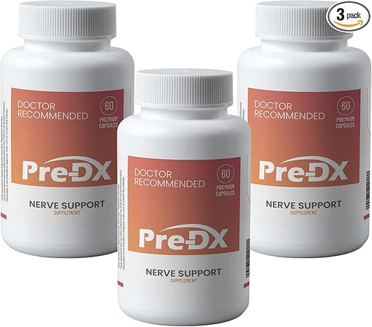 Nerve Support Supplement 3rd Party 60 Capsules (3 Pack)