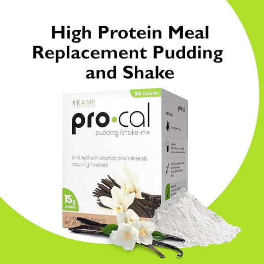 Pro-Cal Vanilla Protein Drink Mix 15g Protein 7 Packets