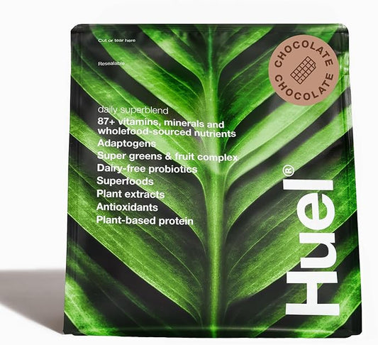 Huel Daily Superblend Chocolate Powder, 25g 87 Vitamins, 19 Servings,