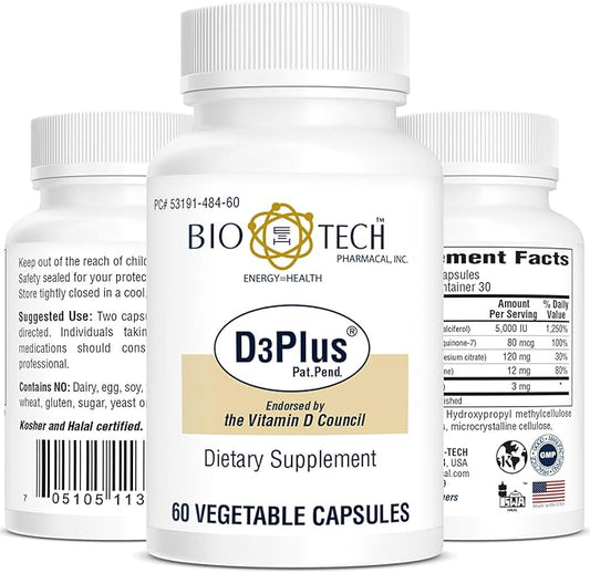 Bio-Tech Pharmacal D3 Plus (60 Count)