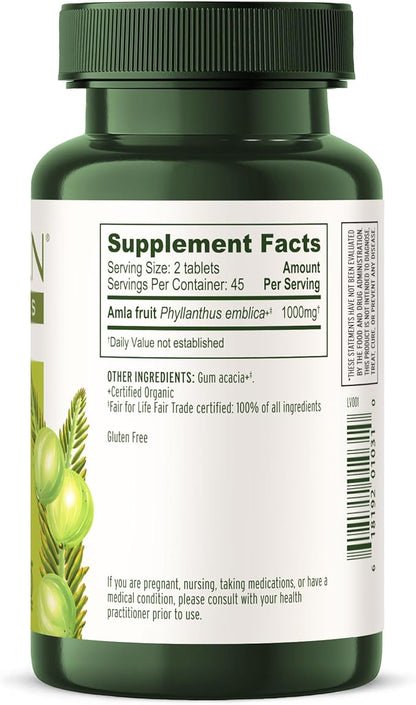 Banyan Botanicals Amla (Amalaki) Tablets – 90 Tablets