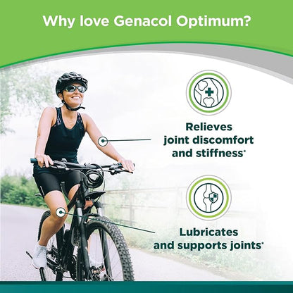 Genacol Glucosamine, Chondroitin, MSM and Collagen Joint Support Supplement for Men & Women Joint Health Patented Formula | Glucosamina Condroitina y Colageno Optimum 180 Tablets