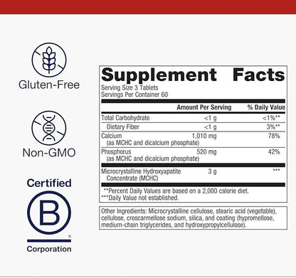 Metagenics Bone Builder Extra Strength – Enhanced Bone Support | 60 servings, 180 Count (Pack of 1)
