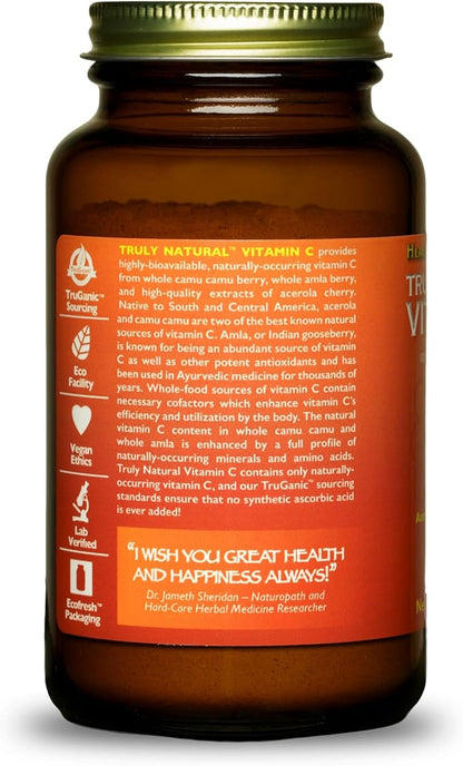 HEALTHFORCE SUPERFOODS Truly Natural Vitamin C 180 Grams, 30 Servings