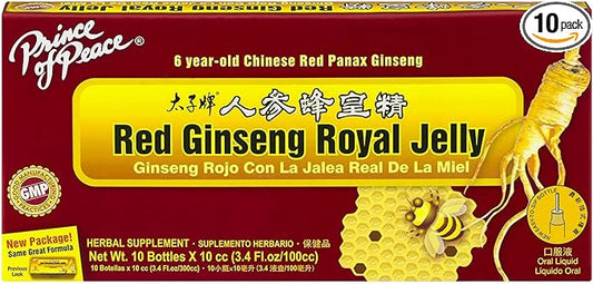 Prince of Peace Red Ginseng Royal 10 Bottles, 0.34 fl.