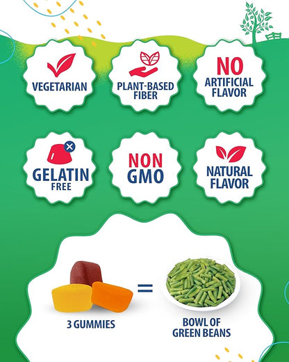 SUNNY SAM Fiber Gummies for Kids & Adults - Fiber Chewable Immunity Gummy