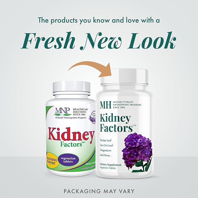 MICHAEL'S Health Naturopathic Programs Kidney Factors 60 Vegetarian 20 Servings