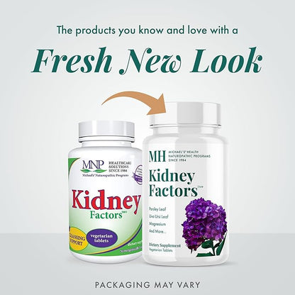 MICHAEL'S Health Naturopathic Programs Kidney Factors 60 Vegetarian 20 Servings