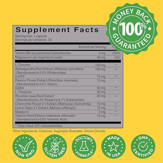 Mood Support Supplement for Mood Boost, 5 HTP, 30 Counts