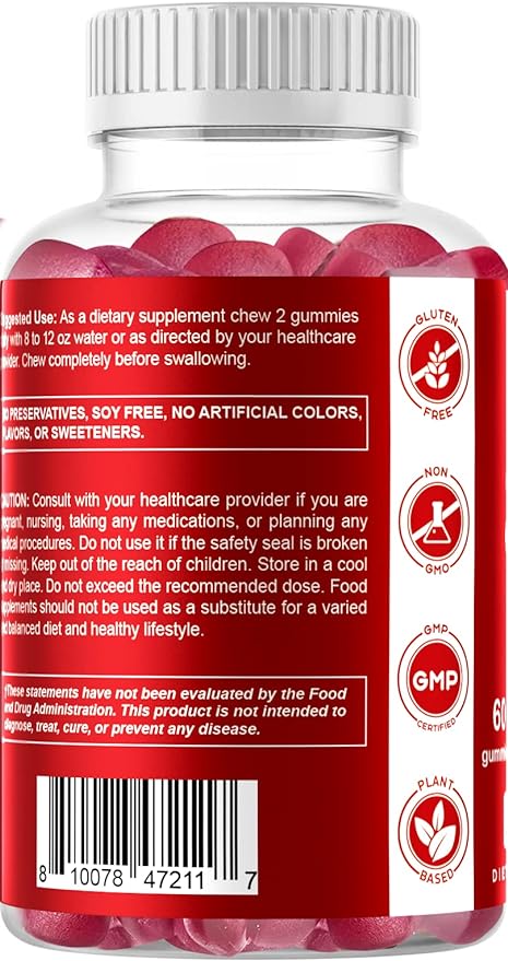 2 Pack - Vitamatic Sugar Free Chromium Gummies with Ceylon Cinnamon - 2000 mg per Serving - Non-GMO - Gluten Free - 60 Vegan Gummies