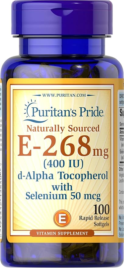 Puritan's Pride Vitamin E-with Selenium 400 100 RR
