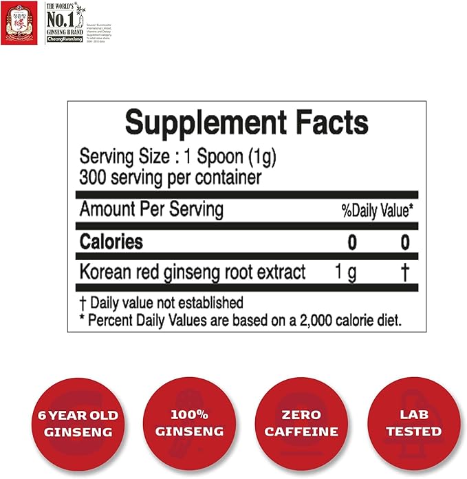 100% Korean Red Ginseng Extract Limited 100G