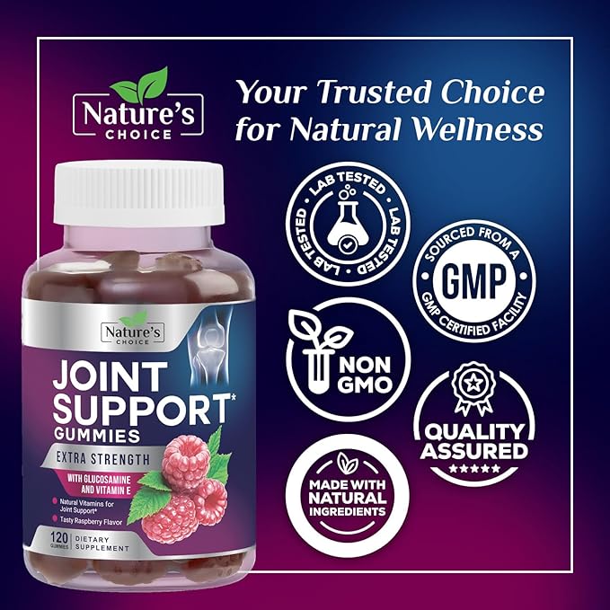 Joint Support Gummies Extra Strength Glucosamine 60 Gummies