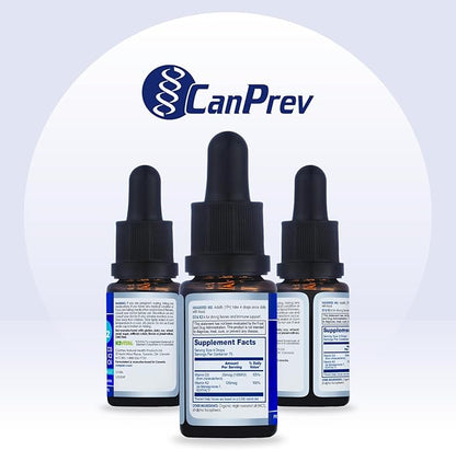 CanPrev D3 & K2 Drops - MCT Oil Base, 15ml Liquid Vitamin Supplement, 450 Drops with 250IU D3 & 30mcg MK-7 K2, Supports Strong Bones & Teeth, Easy-to-Take Formula, Free from Gluten, Dairy, Soy & Sugar