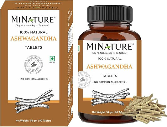 Ashwagandha Tablets- 90 Tablets, 1000 mg 45 Days |100% Natural