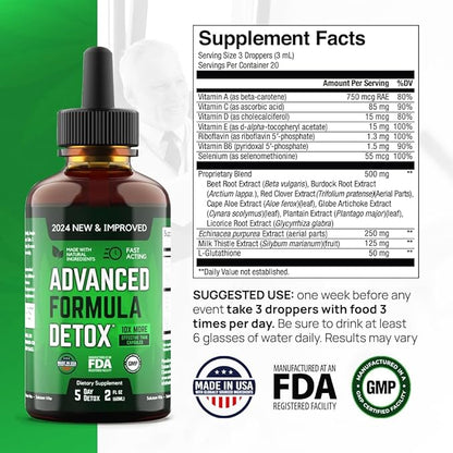Salutem Vita™ Liquid Advanced Formula Detox 1 Pack 2 Fl (20 Servings)