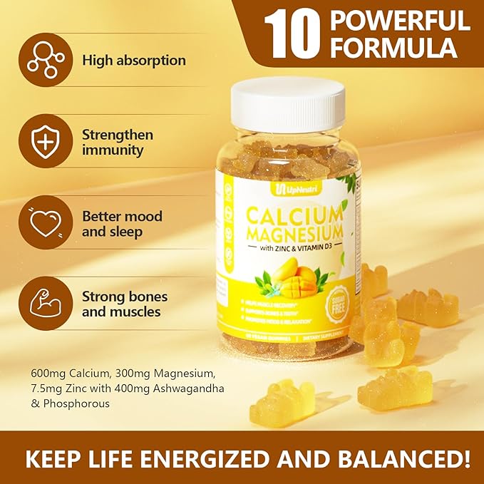 Calcium Magnesium Zinc with Vitamin D3 60 Count