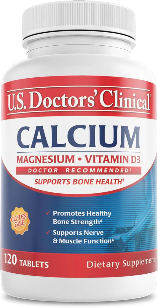 U.S. Doctors' Clinical Calcium, Magnesium + D3 for (120)