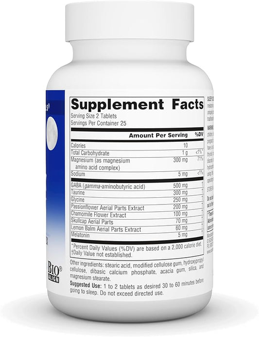 Source Naturals Sleep Science NightRest 50 Tablets
