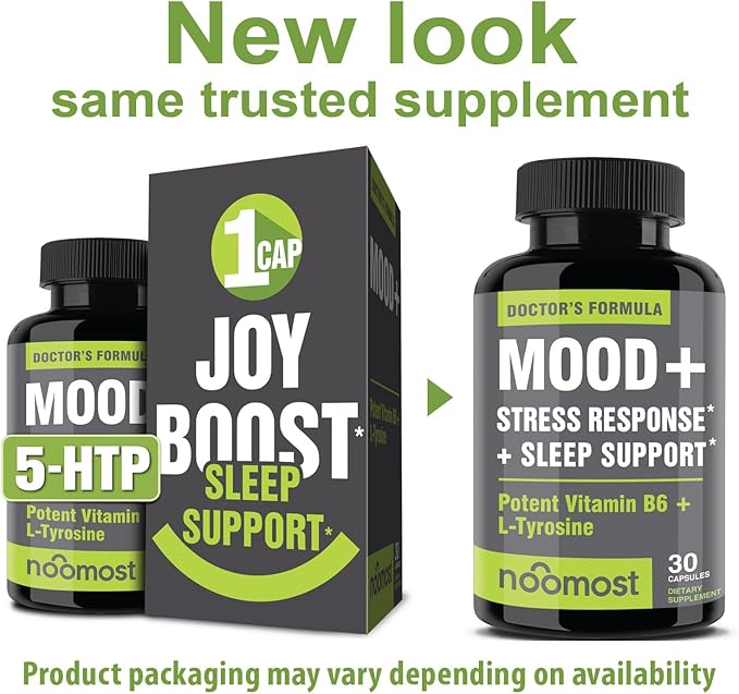 Mood Support Supplement for Mood Boost, 5 HTP, 30 Counts