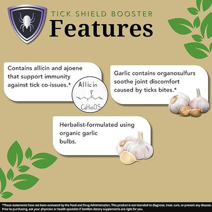 Organic Garlic Tincture 2.32 oz 60ml, Vegan,