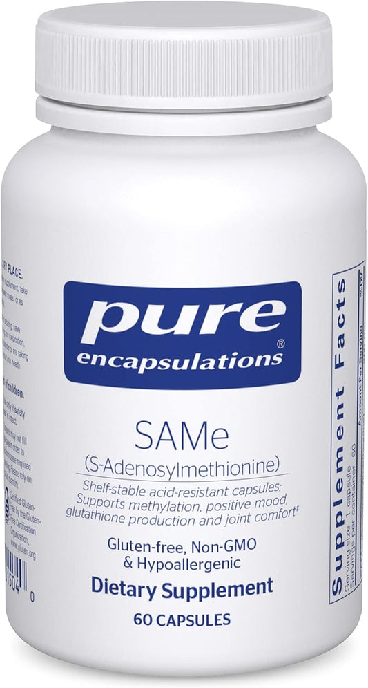 Pure Encapsulations SAMe S-Adenosylmethionine 180's 60 Capsules