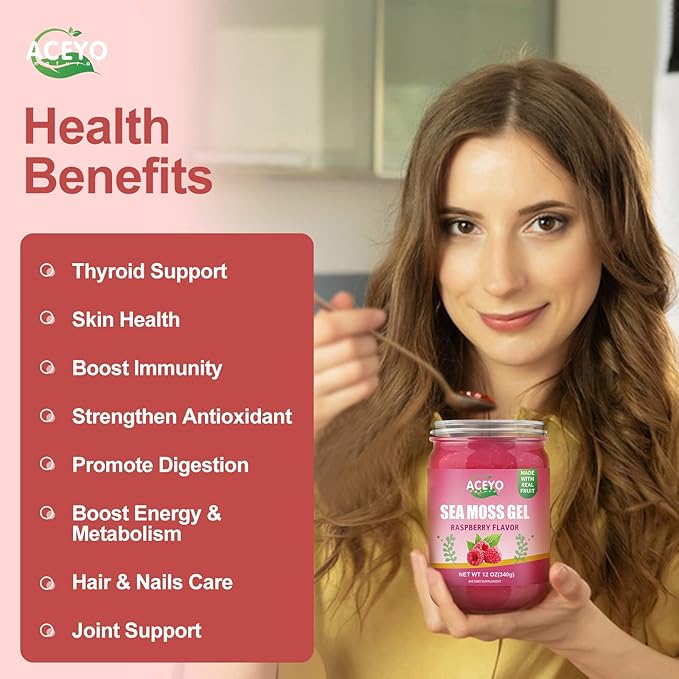 (12 OZ) Irish Sea Moss Gel 102 Vitamins
